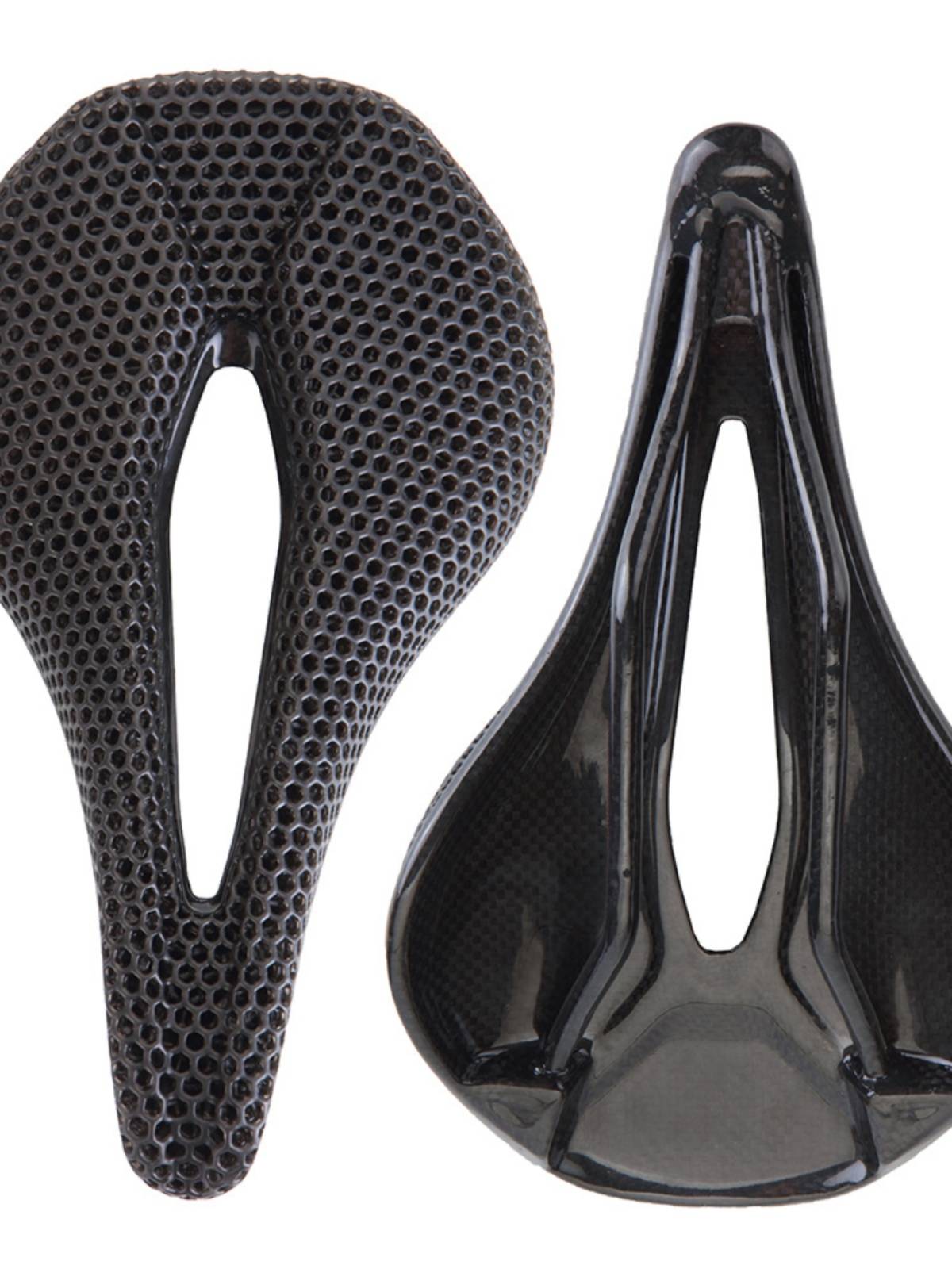 2024 new Balugoe bicycle 3D technology prints carbon fiber highway mountain honeycomb car seat saddle