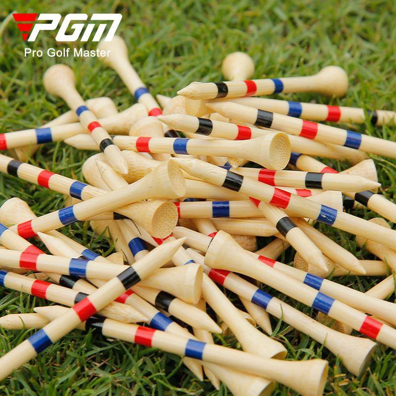 PGM golf ball nail bamboo TEE racked scales Tee long and short 38-83mm ball spherical team 30 films/box