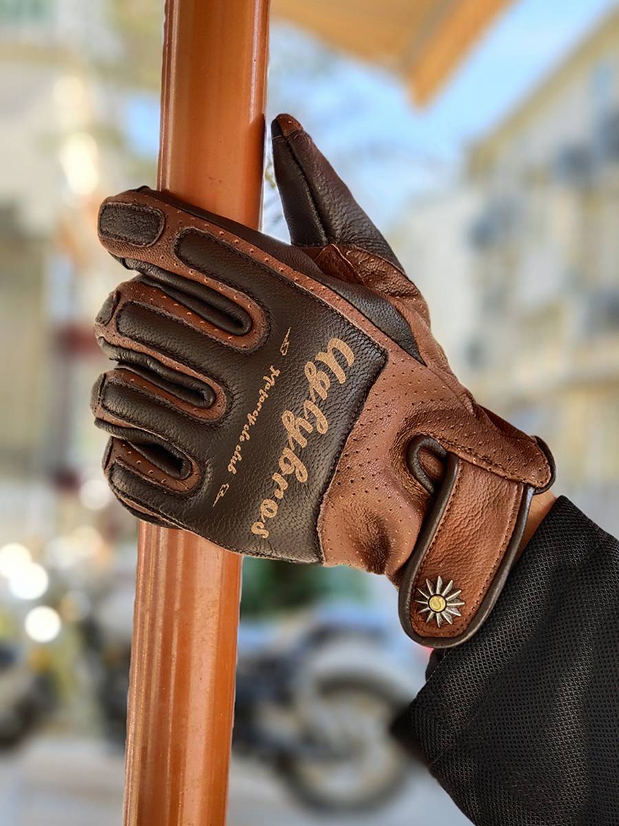 Uglybros ugly brothers retro motorcycle gloves locomotive leather Harley riding spring and summer leather breathable men and women