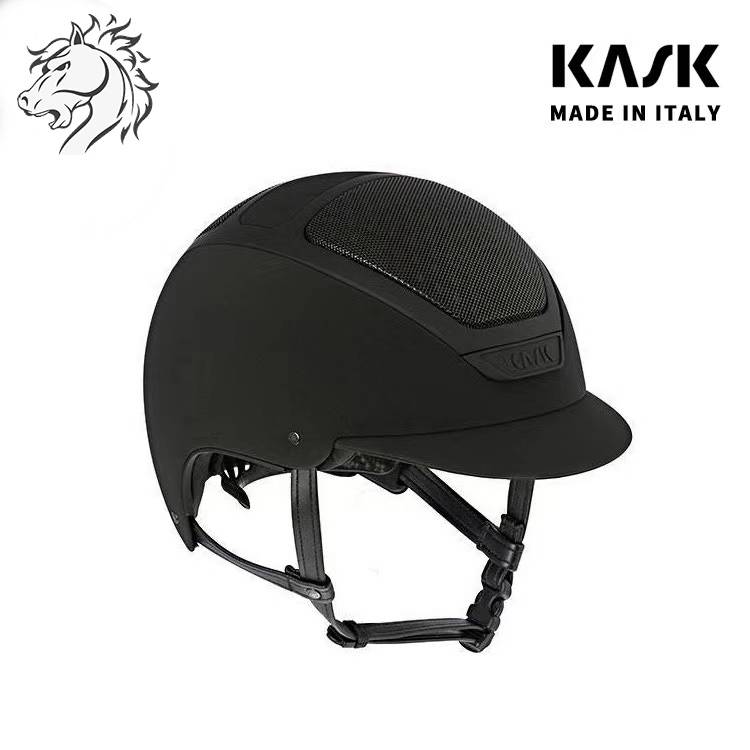 Kask Italian horses helmet Basic men's and women's obstacle dance roll race safety helmet dark blue