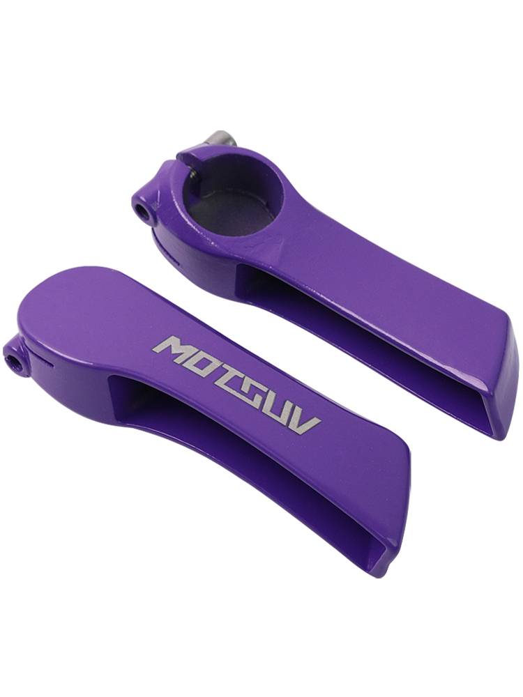 Mountain bicycle aluminum alloy deputy gloves grip colored lock sheep cow corner handlebar horn ride accessories
