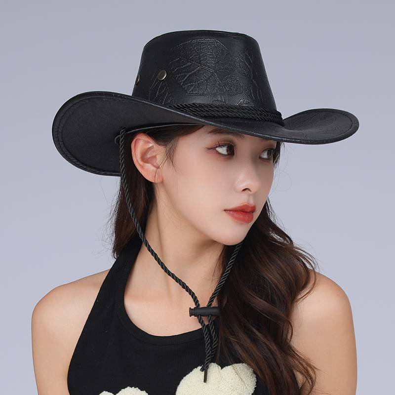 the western cowboy hat lady, the high-range hat, the knight of the spring and autumn