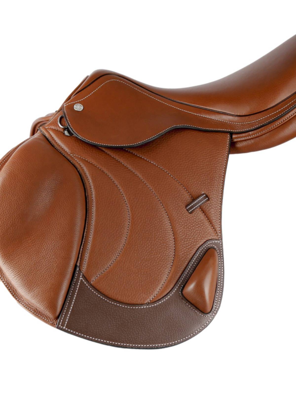 WE double -layer cowhide disorders saddle British saddling black brown Momo horses 8202021