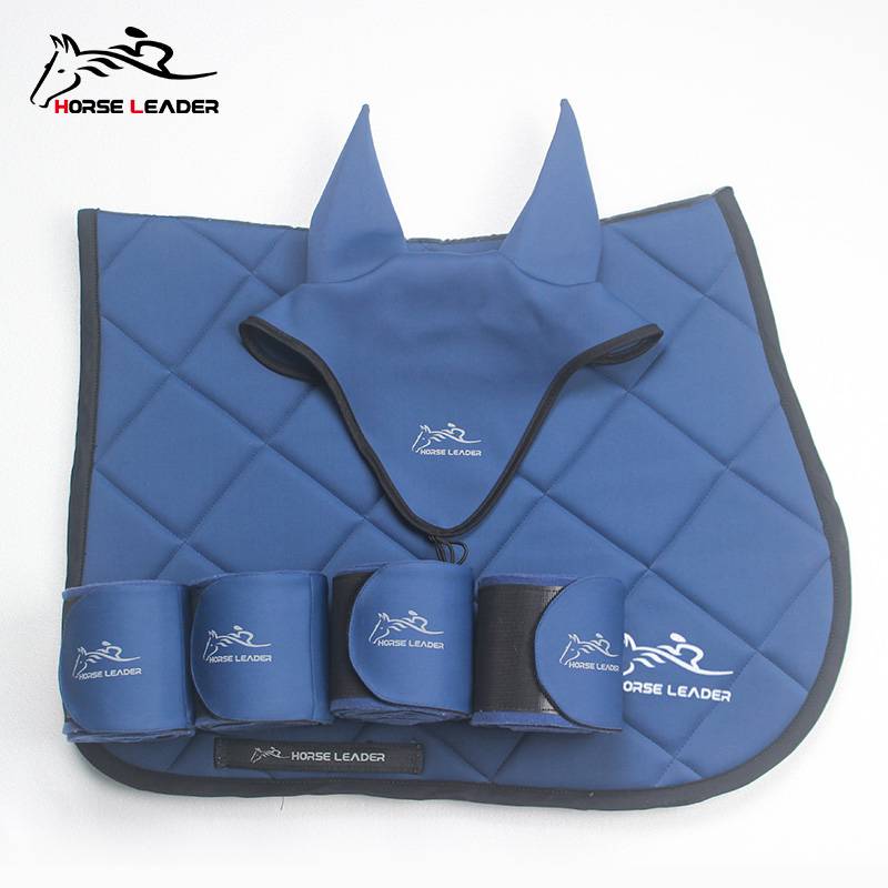 HorseLeader saddles cushion sweat drawer dance sweat pad stuffy saddling horse ear hood tie legged package