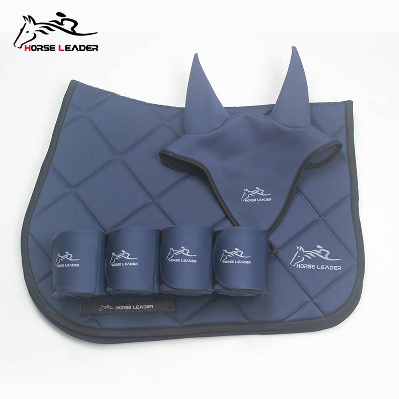 HorseLeader saddles cushion sweat drawer dance sweat pad stuffy saddling horse ear hood tie legged package