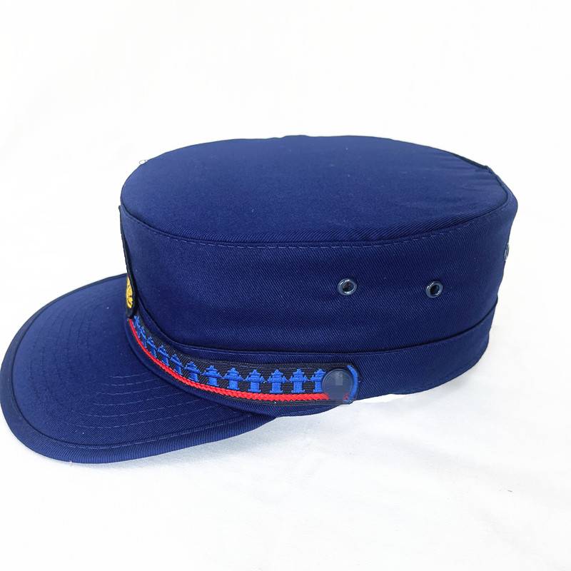 New Jide Huaxia Preparatory Hat Delivery Hat Outdoor Training White Summer Master Hat Blue Rescue Hat