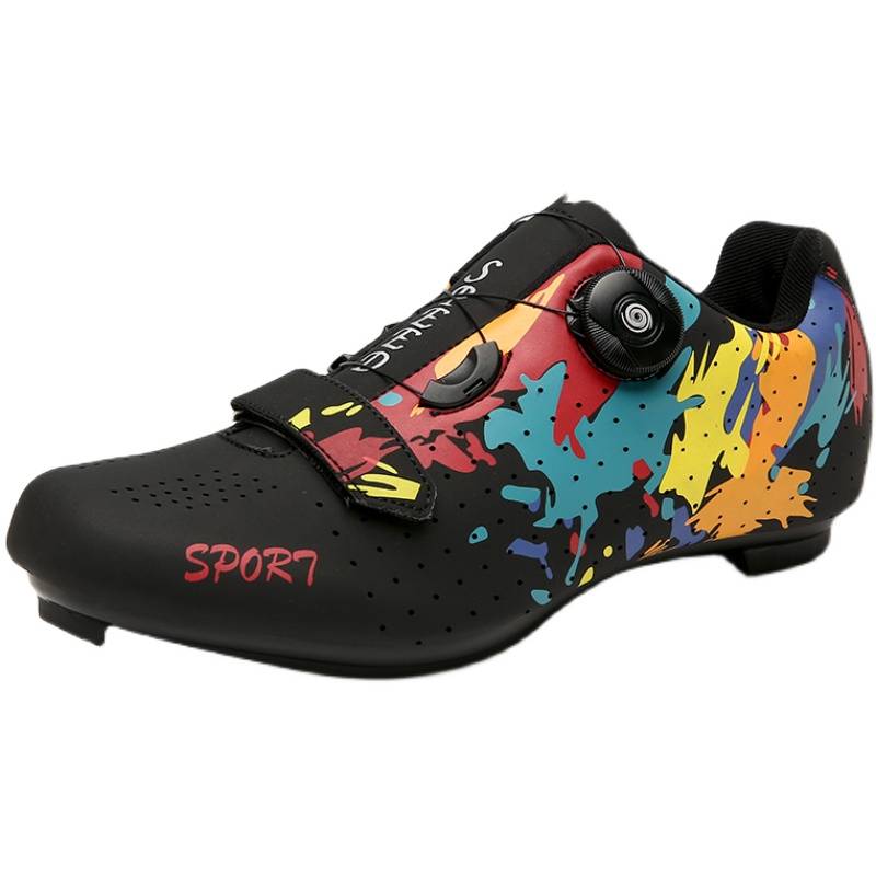 Mountain vehicle lock -free riding shoes outdoor men's and women's highway lock shoes hard sole casual bicycle shoes professional bicycle shoes