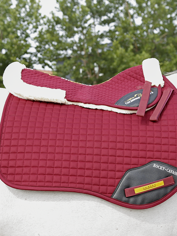 cavassion3D style thick wool pad equestrian shock -absorbing saddle pad 8210099