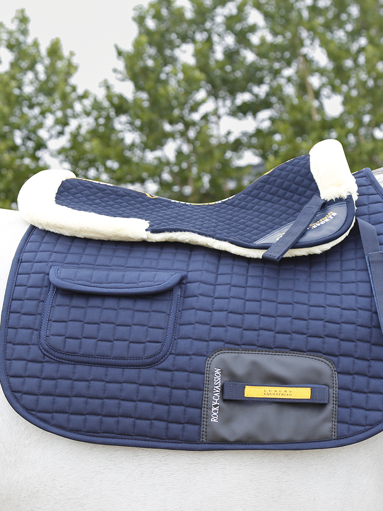 cavassion3D style thick wool pad equestrian shock -absorbing saddle pad 8210099