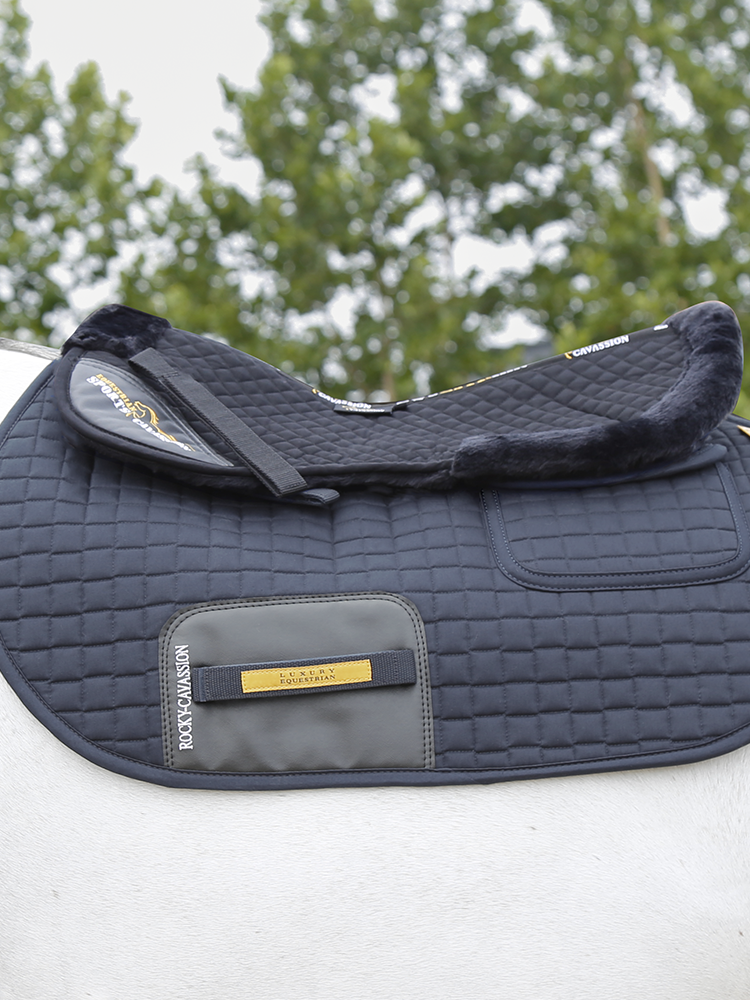 cavassion3D style thick wool pad equestrian shock -absorbing saddle pad 8210099