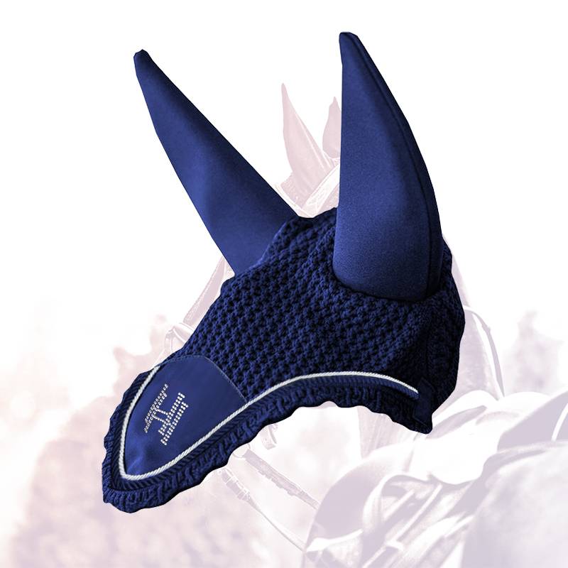Hello Horse Equestrian three -piece horse saddle cushion horse ear hood tie, abrasion, abrasion -resistant anti -slip, the same color horses