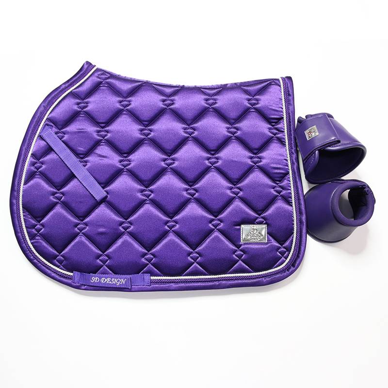 TF horses flashing purple sweat pad suite dance step disorder horseshoe horse sweat drawer saddle cushion professional equestrian equipment