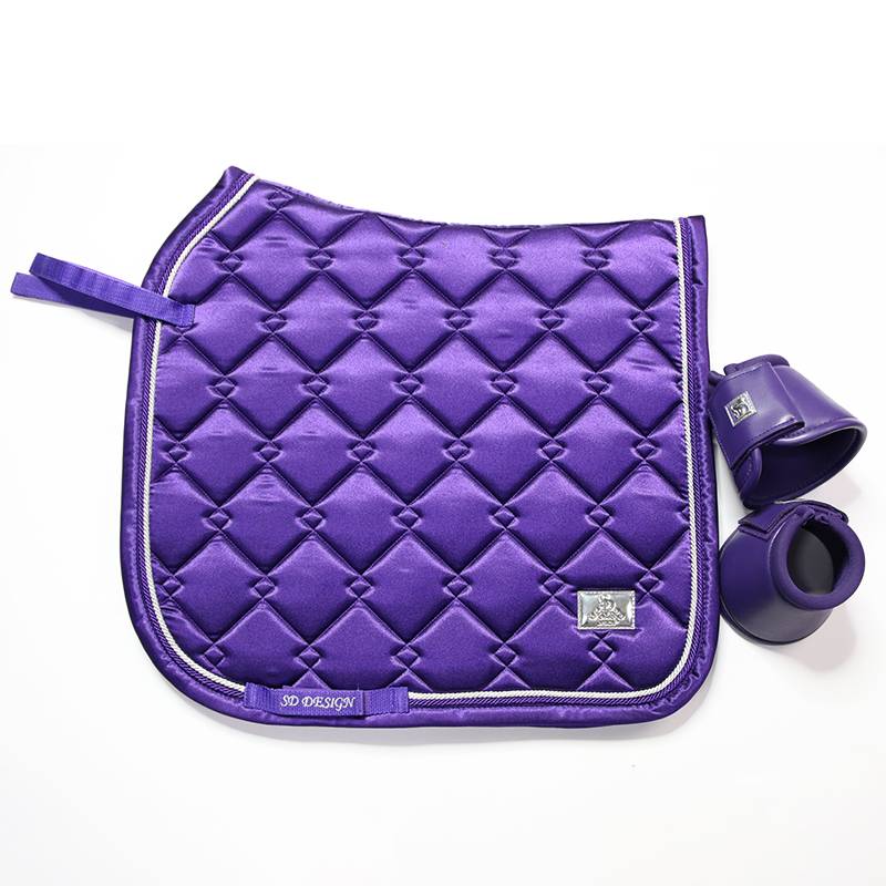 TF horses flashing purple sweat pad suite dance step disorder horseshoe horse sweat drawer saddle cushion professional equestrian equipment