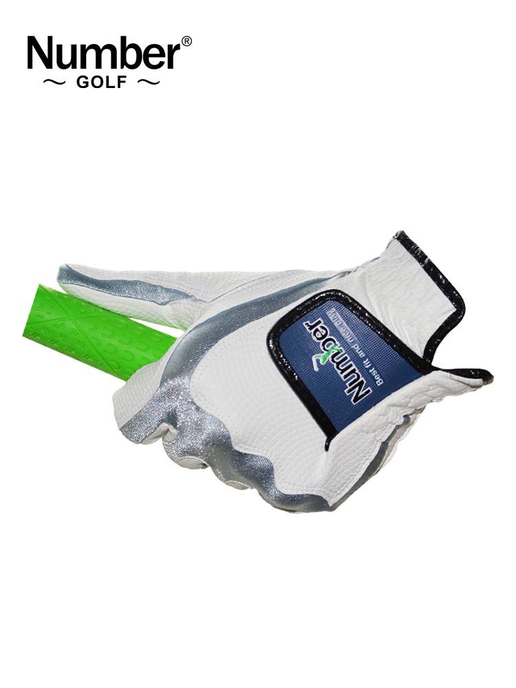 Number golf men's gloves, anti -slip, breathable sunscreen gloves high bullet sheep leather single double right gloves
