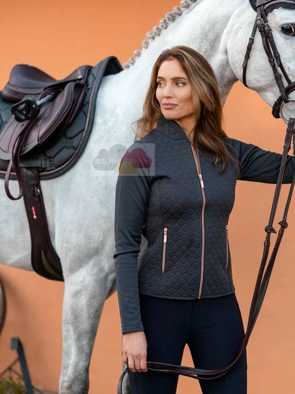 Germany direct mail low -cost promotional equestrian horse riding deep gray sweat drawer saddle cushion leggings ear cup 3 pieces of 