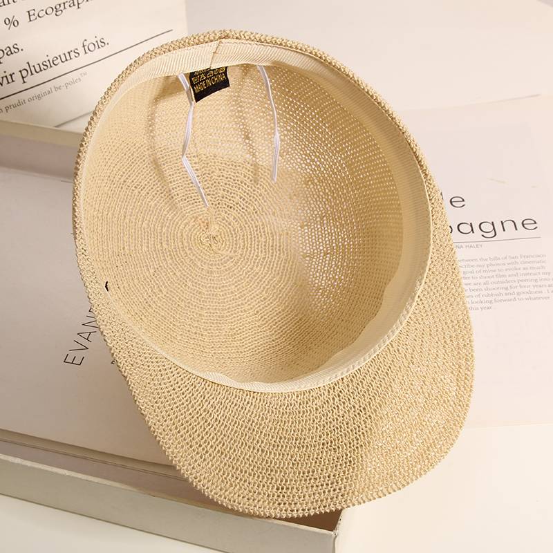 Hat girl spring and summer new straw hat sunscreen sun hat, rider hooded hat, men's breathable baseball hat, peaked hat