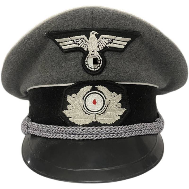 Film and television hat, COS German girch hat, film and television large hat, high -quality gray woolen hat,