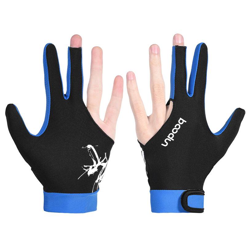 Playing the ball gloves snooker black eight anti -skid left hand three fingers three fingers fingers professional high -end thin training