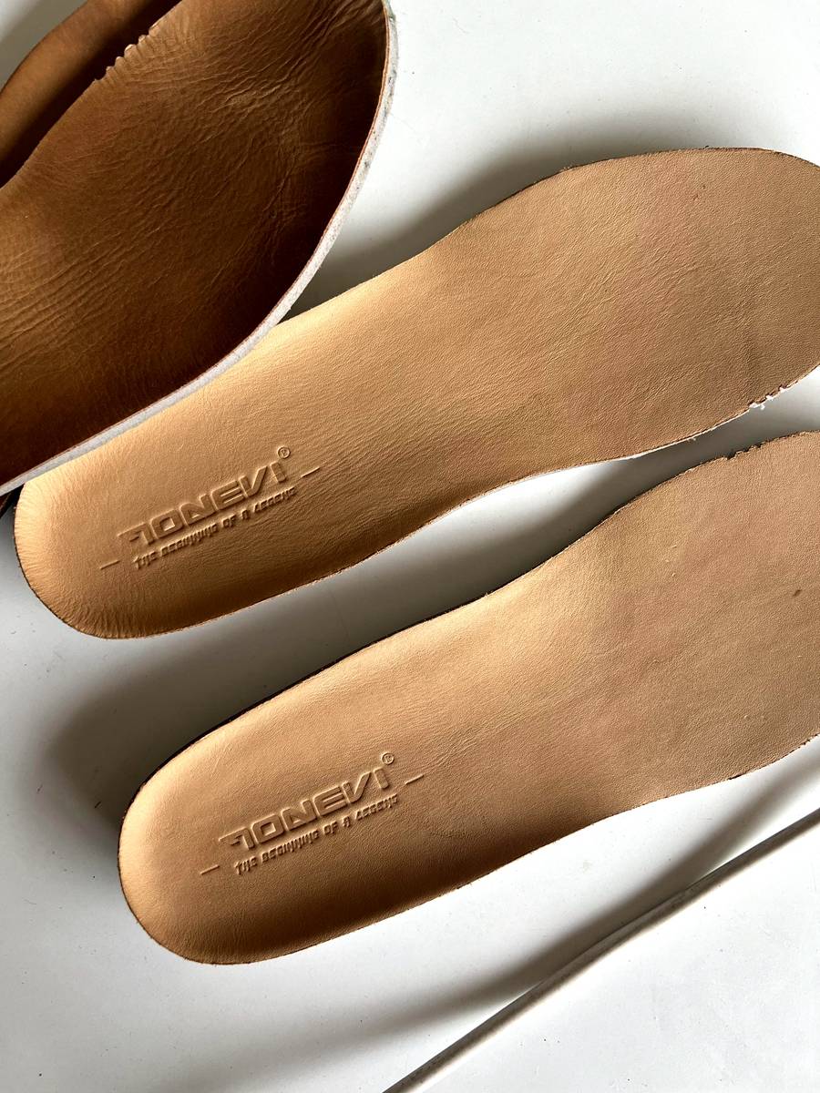 Increase high vegetable tanning leather head layer cowhide insoles vintage, sports breathable shock absorption workpiece men's leather