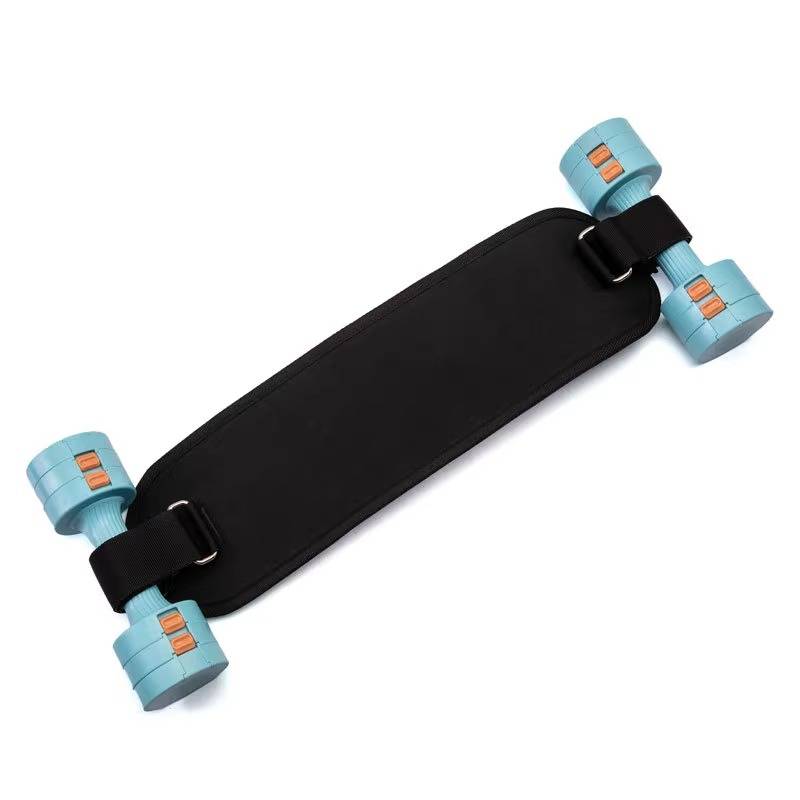 Hip push waist band hip bridge waist belt load hip thrust belt care pad men's and female home fitness bridge dumbbell