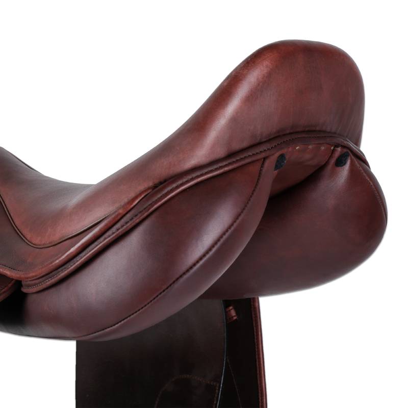 Horseware British obstacle saddle training Argentine orange leather disorder saddle 18.5 saddle 8202043