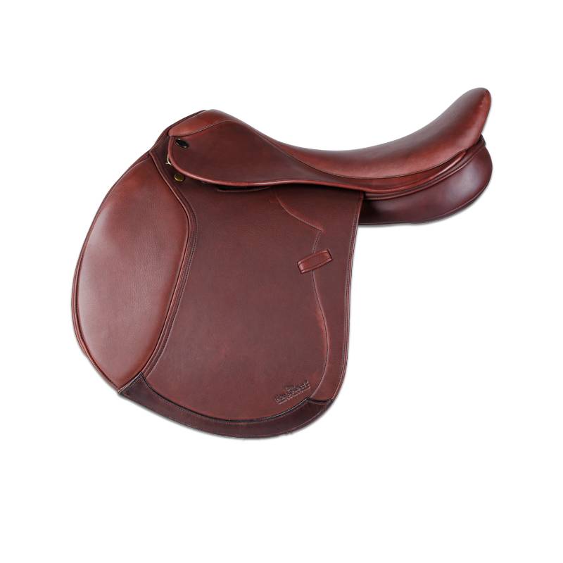 Horseware British obstacle saddle training Argentine orange leather disorder saddle 18.5 saddle 8202043