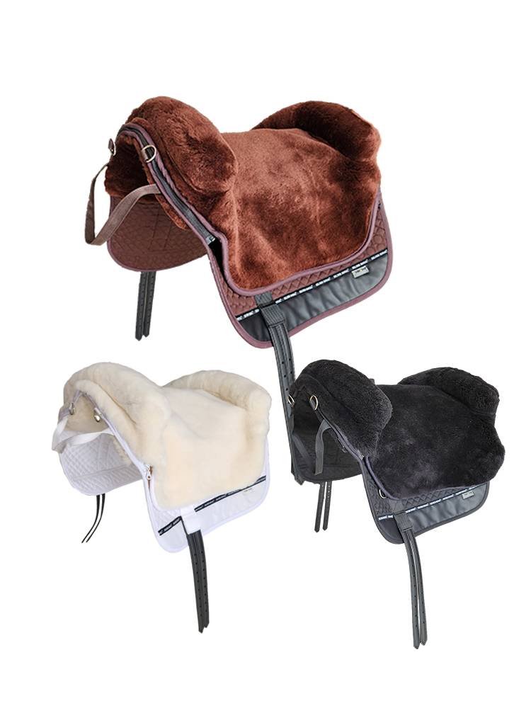 Cycling cushion Silver Royal Ride Cushion Wool Horse Saddle Cushion Naked Ride Riding Horse H69149