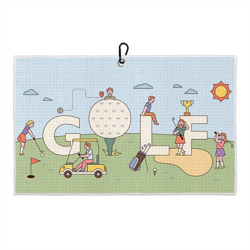 GOLF TOWELS AND TOWELS