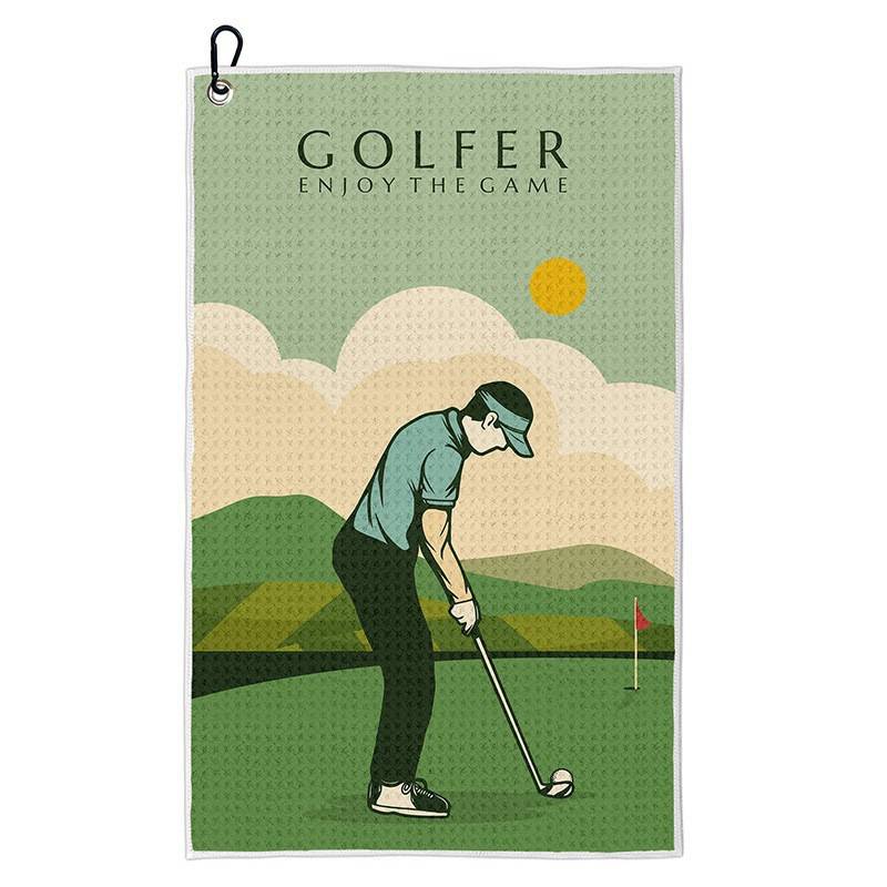GOLF TOWELS AND TOWELS