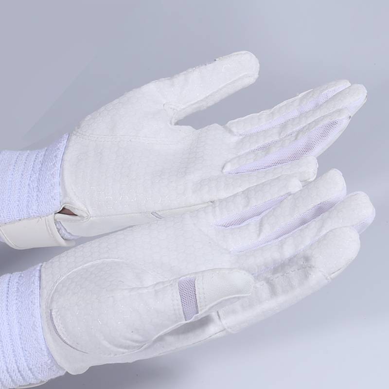 Ride with horse-pumping velvet and silicone-geled horse gloves