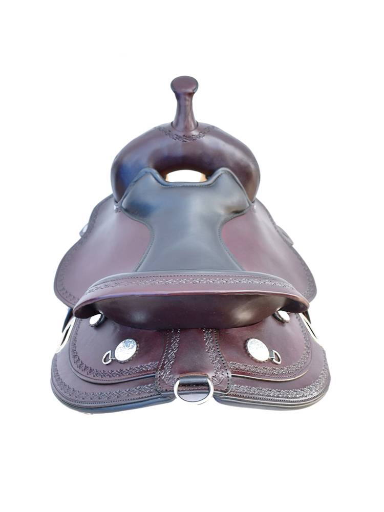 Century Jiudu saddle Circley Western Saddle Saddle CY Saddy Sadfare Mentons 15 -inch imported all -leather saddle skin