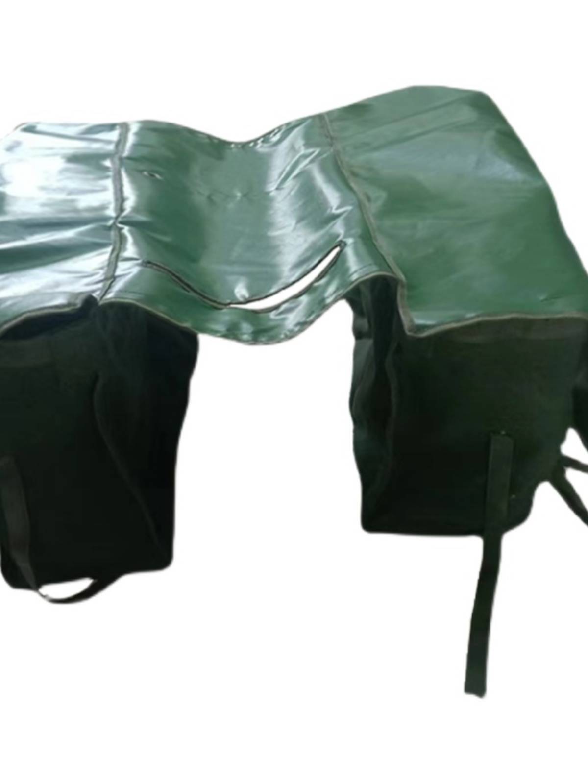 Canvas semi -rain -proof saddle bag thickened large horse back bag horses bag riding tools bag equivalent bag knight bag