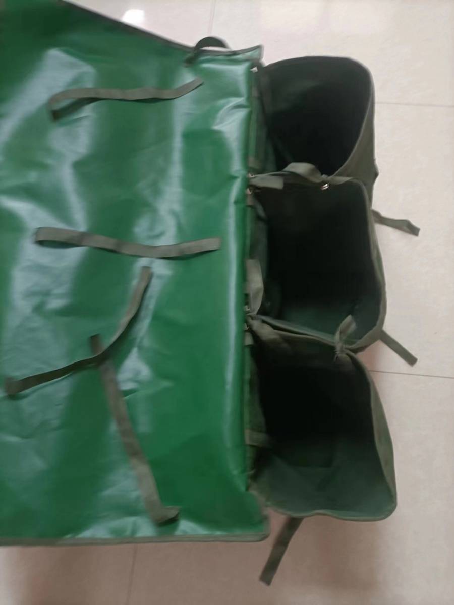 Canvas semi -rain -proof saddle bag thickened large horse back bag horses bag riding tools bag equivalent bag knight bag