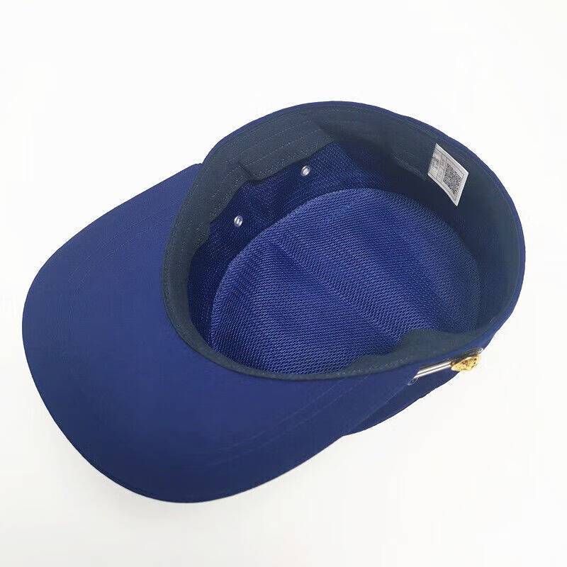 New full -time preparation caps, shading hat spring and autumn, peaked cap training cap, flame blue preparatory cap