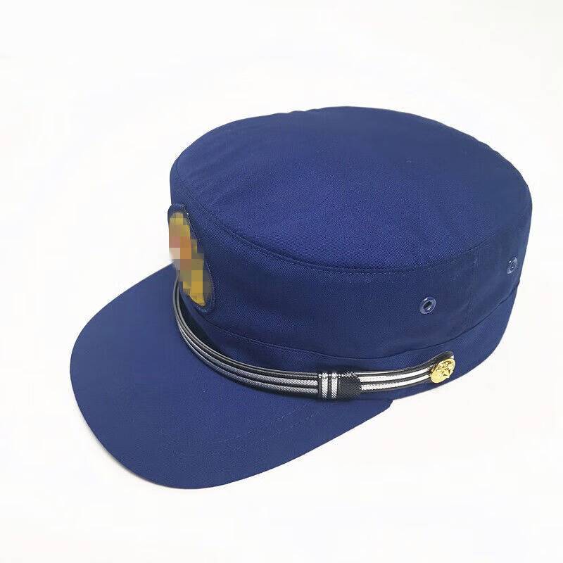 New full -time preparation caps, shading hat spring and autumn, peaked cap training cap, flame blue preparatory cap