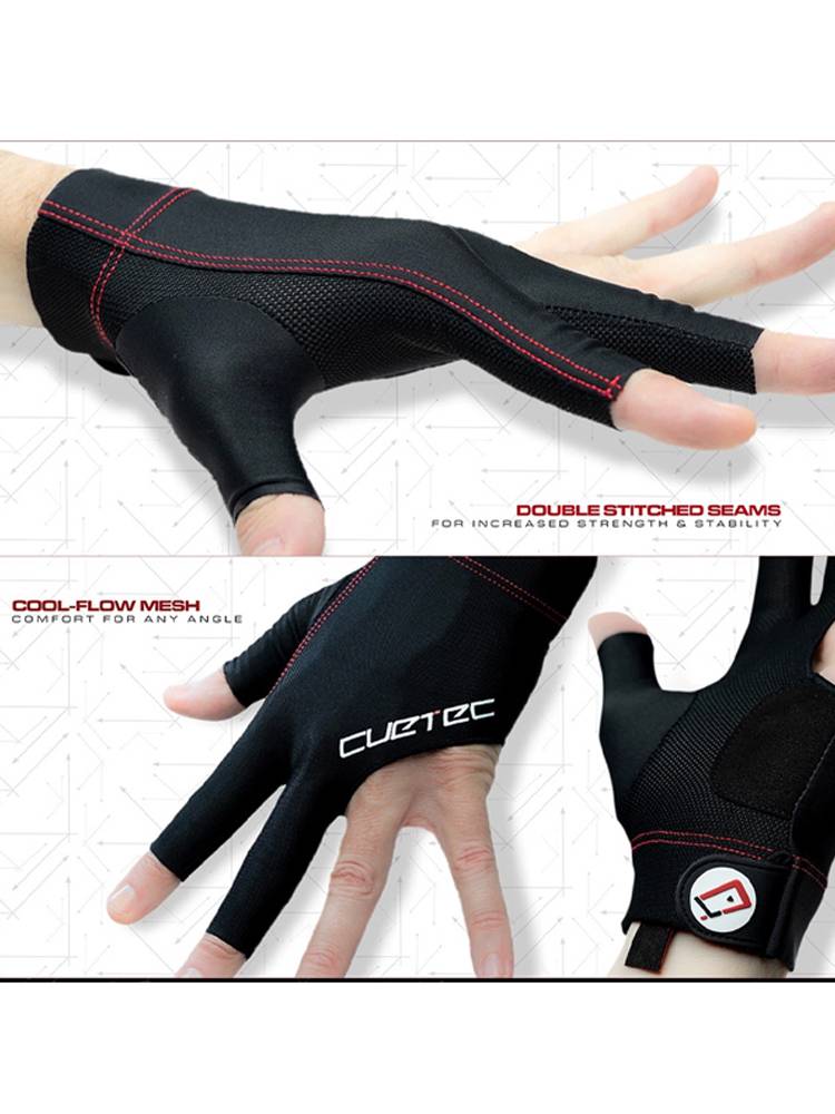 Ball Tank Pill Gloves Cuetec CUETEC Three Fingers Finger Profe