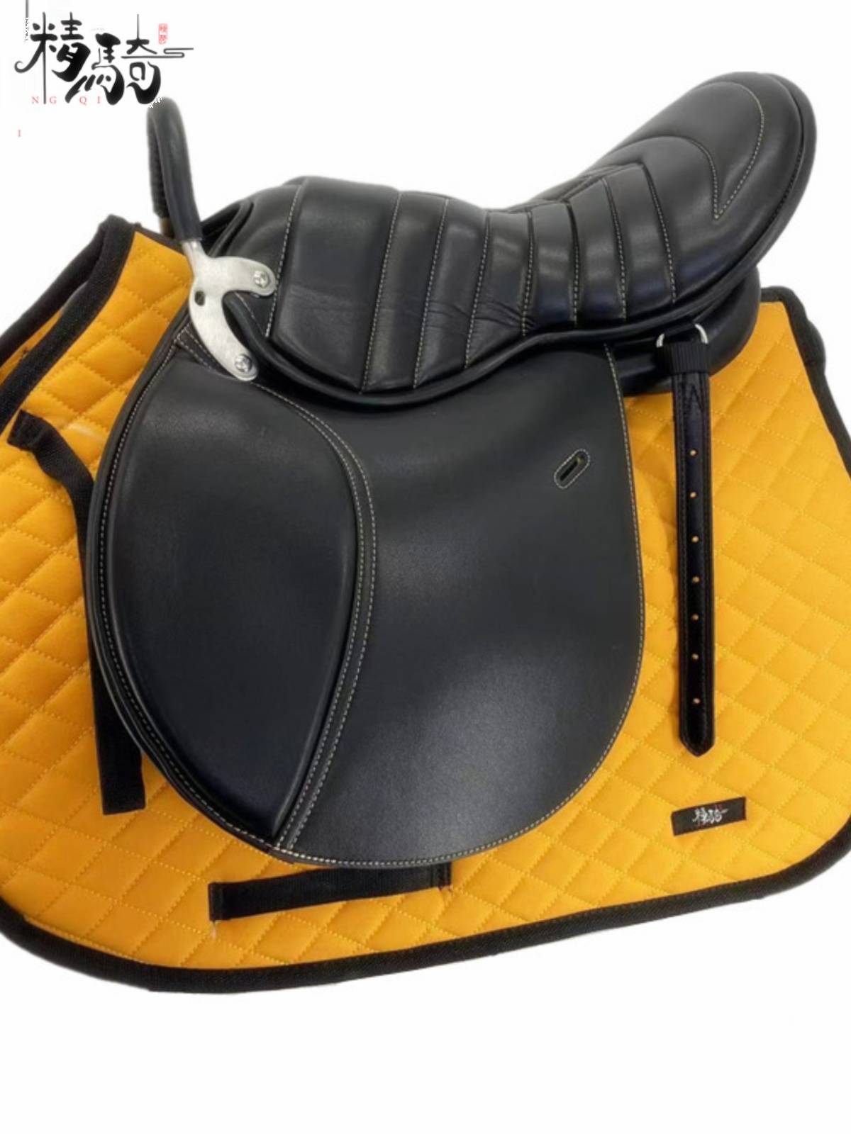 New product 2024 saddlezi full set of horse super fiber coaches Malaysia comprehensive saddle small horse short saddle cushion equestrius