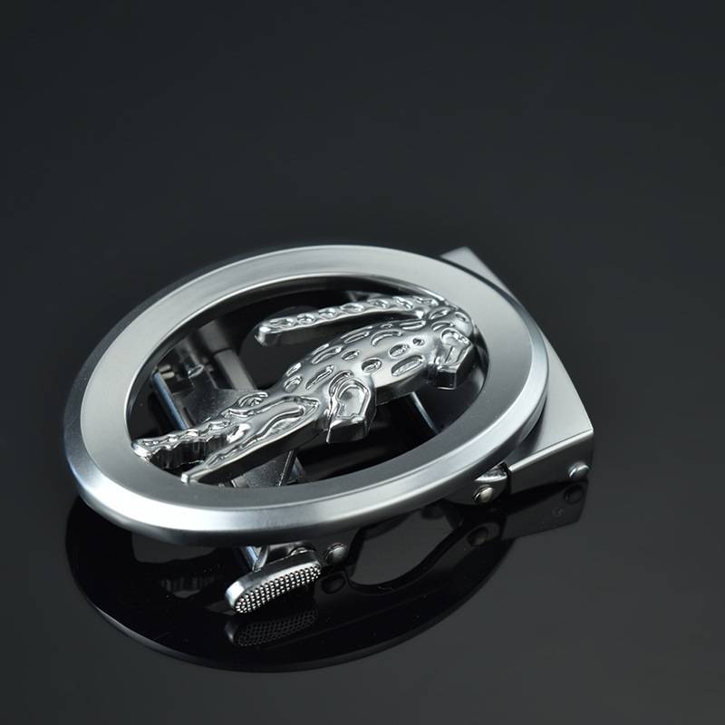 A silver alligator