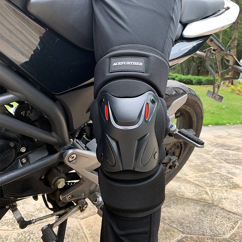 Motorcycle leg protection Summer locomotive knee pad elbow cricket ride protection gear anti -fell electric vehicle knee and windproof and warm