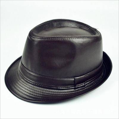 Black leather hats, chump and autumn