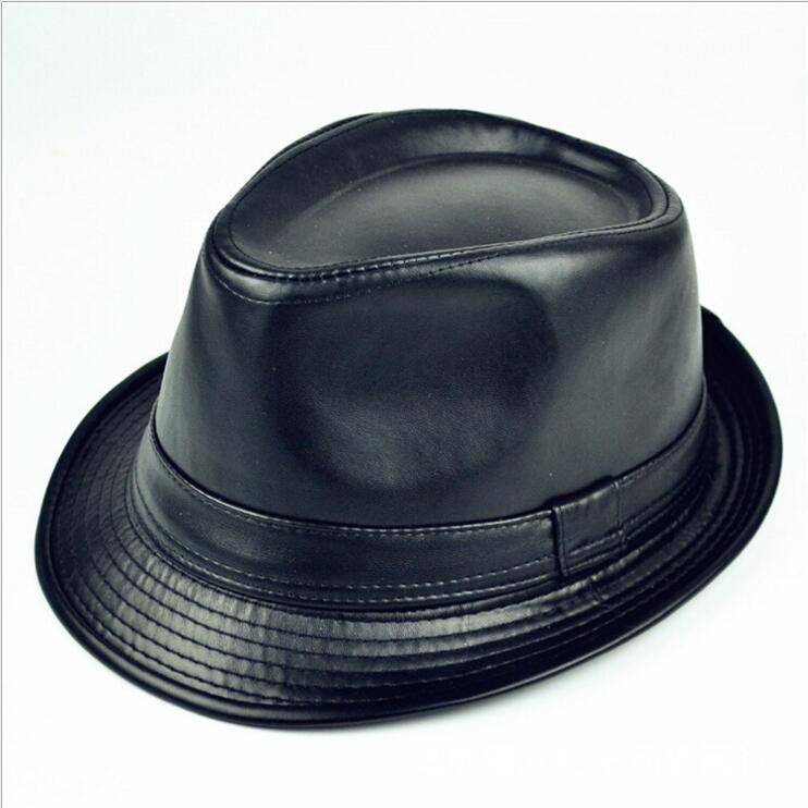 Black leather hats, chump and autumn