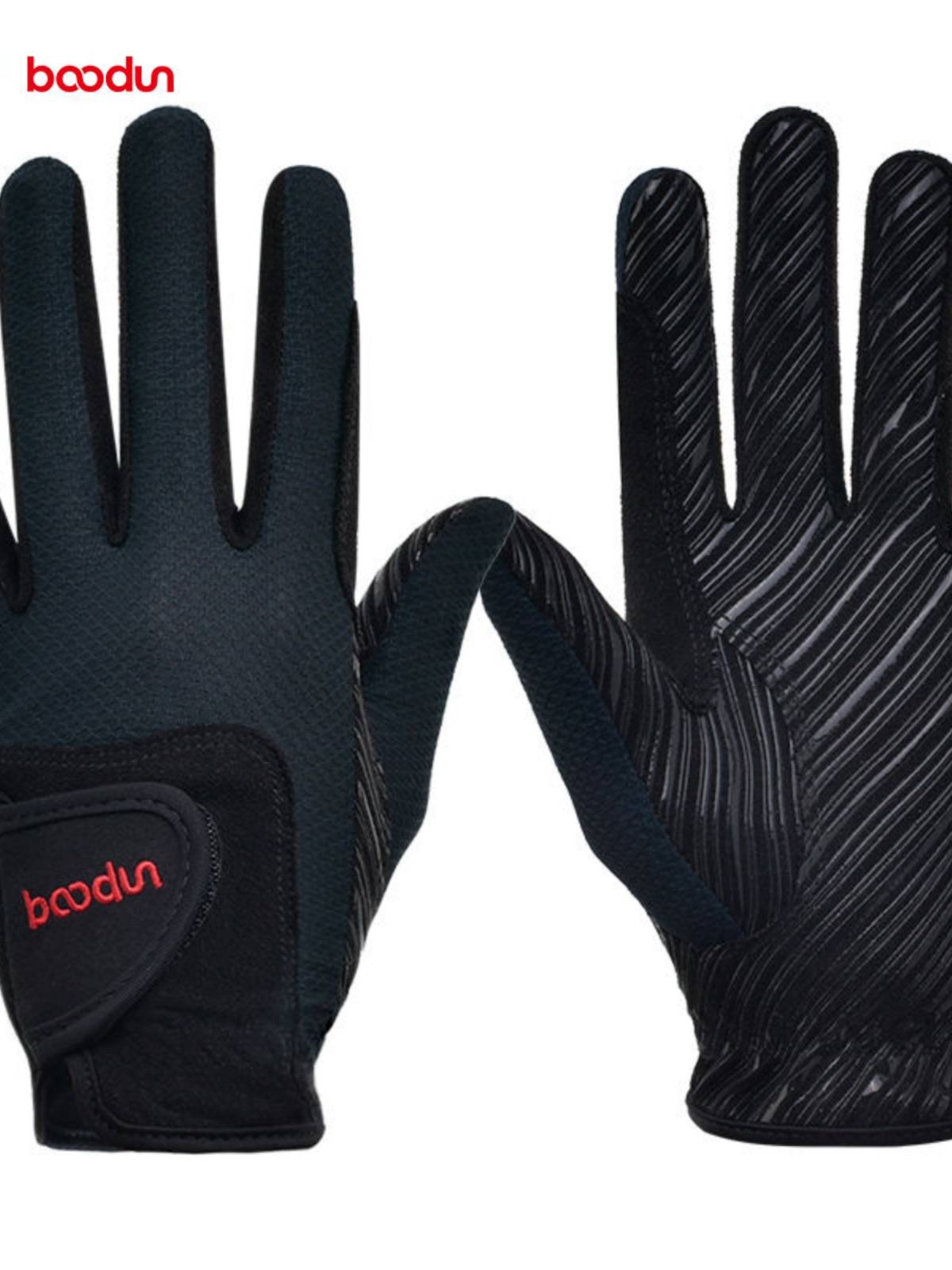 BOONN/Bologun Outdoor Horse Ride -dedicated Breath, wear -resistant anti -skid full refers to equestrian rider polo gloves