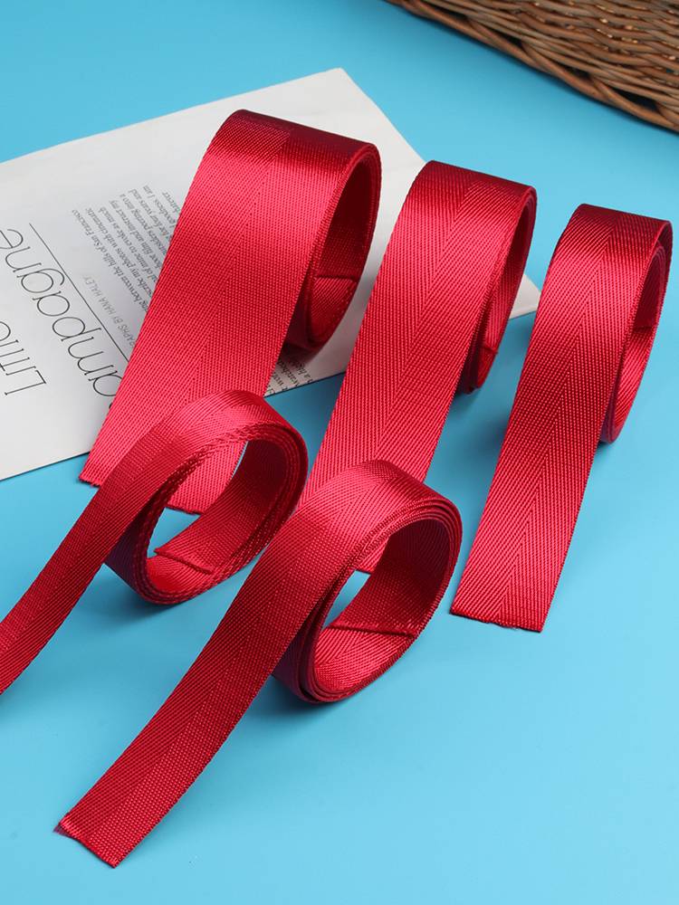 Crystal Nylon Weaving Blinds Thicked Green Back Bag Automotive Belt Outdoor Climbing Pack Binding Binding Binding Flat