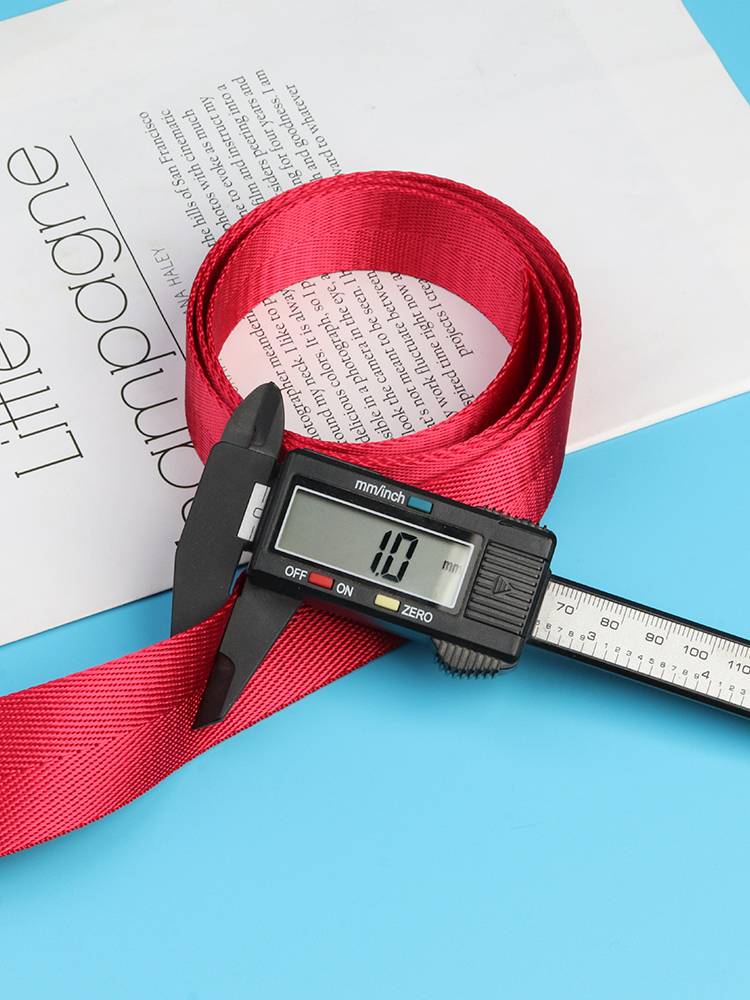 Crystal Nylon Weaving Blinds Thicked Green Back Bag Automotive Belt Outdoor Climbing Pack Binding Binding Binding Flat