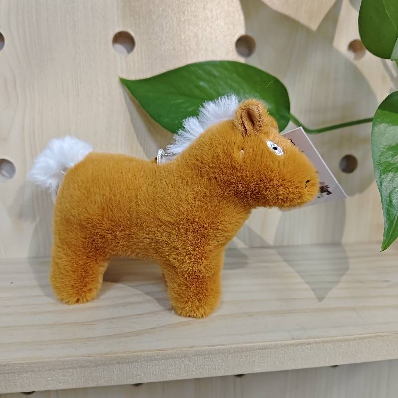 Little equestrian pendant puppet bag ornament, happy blessing hoof, pony, keychain plush doll equipment