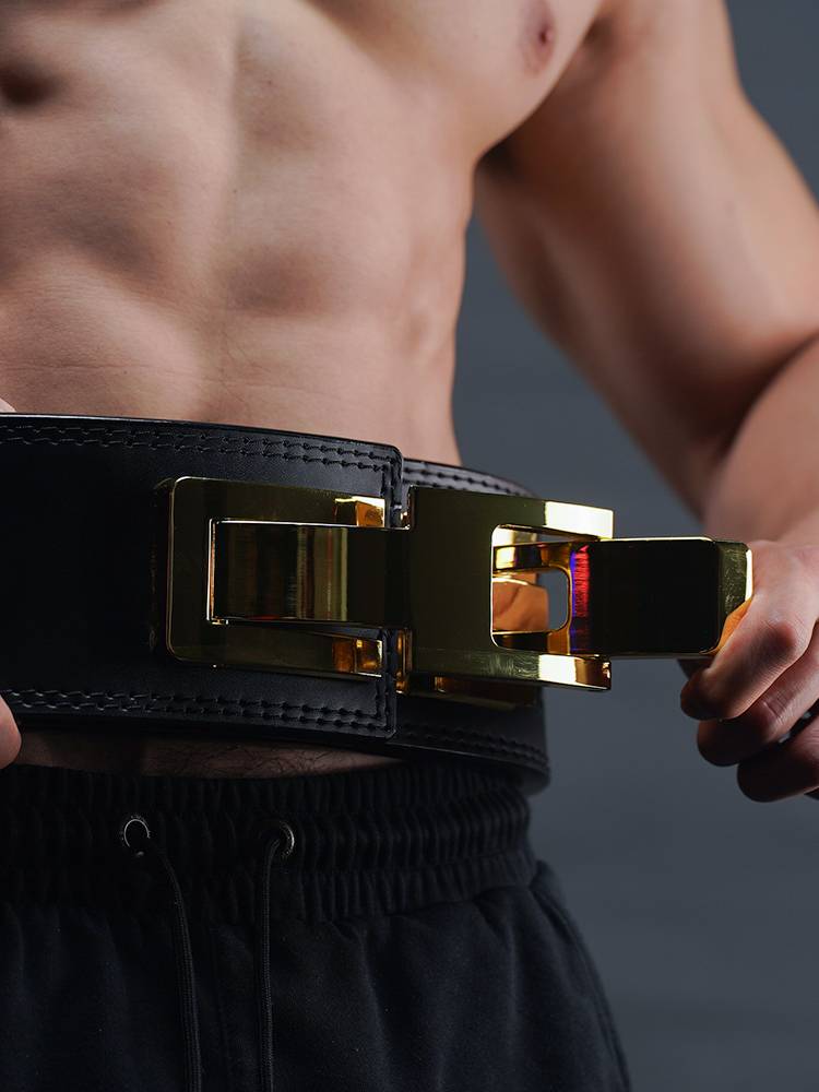 Fearless oriental leverage buckle power weightlifting fitness belt cowhide squatting waist tape tadping specialty male SBD
