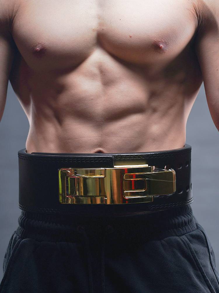 Fearless oriental leverage buckle power weightlifting fitness belt cowhide squatting waist tape tadping specialty male SBD