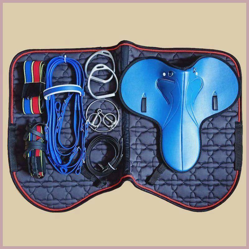 A saddle for horses and a saddle for the morning