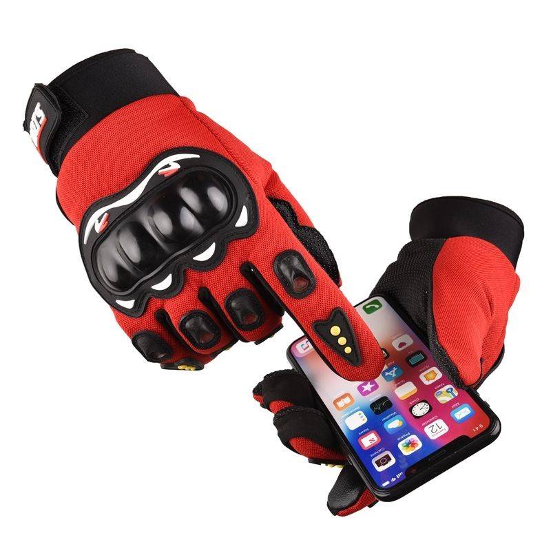 Motorcycle and locomotive protection full -finger glove men's protection knight chief refers to outdoor sports breathable semi -finger men's four seasons