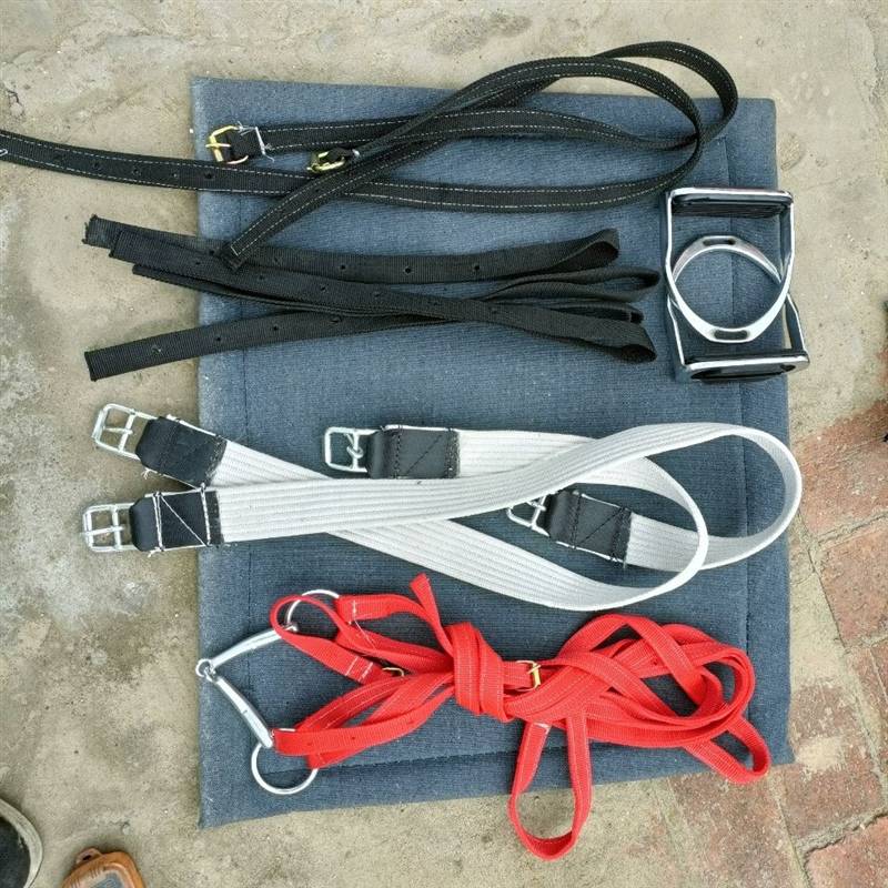 A new set of horse saddles for tourists